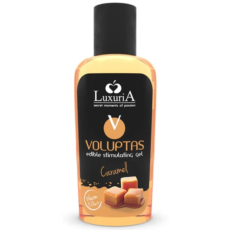 INTIMATELINE LUXURIA - VOLUPTAS ESSBARES MASSAGEGEL MIT WÄRMENDEM EFFEKT - KARAMELL 100 ML - Vanelion Paradise