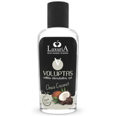 INTIMATELINE LUXURIA - VOLUPTAS ESSBARES MASSAGEGEL MIT WÄRMENDEM EFFEKT - KOKOSNUSS UND CREME 100 ML - Vanelion Paradise