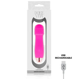 DOLCE VITA - AUFLADBARER VIBRATOR DREI ROSA 7 GESCHWINDIGKEITEN - Vanelion Paradise