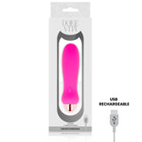 DOLCE VITA - AUFLADBARER VIBRATOR FÜNF ROSA 7 GESCHWINDIGKEITEN - Vanelion Paradise