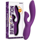 REWOLUTION REWOFUN – Flexibler Rabbit-Vibrator, 2 Motoren - Vanelion Paradise