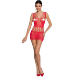 PASSION - WOMAN BS090 BODYSTOCKING ROJO TALLA UNICA - Vanelion Paradise
