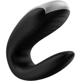 SATISFYER - DOUBLE FUN PARTNER VIBRATOR SCHWARZ - Vanelion Paradise
