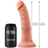 FETISH SUBMISSIVE CYBER STRAP - HARNESS MIT DILDO- UND BULLET-FERNBEDIENUNGS-WATCHME-L-TECHNOLOGIE - Vanelion Paradise