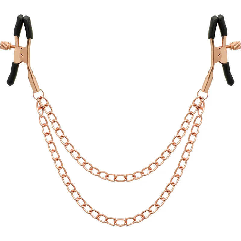 COQUETTE CHIC DESIRE - FANTASY-NIPPELCLIPS AUS METALL MIT KETTE - Vanelion Paradise