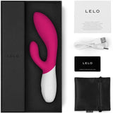 LELO - INA WAVE 2 VBRADOR LUXUS-SPEZIALUHR CERISE - Vanelion Paradise