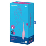 SATISFYER - TWIRLING JOY CLIT TIP VIBRATOR ROSA - Vanelion Paradise