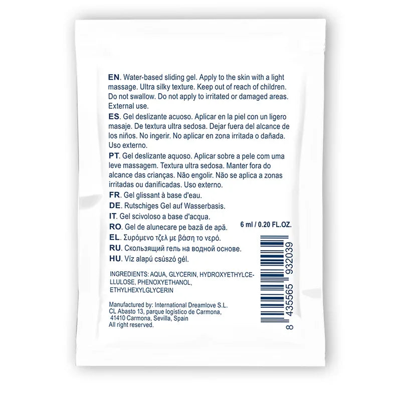 WATERFEEL - NEUTRALES GLEITGEL AUF WASSERBASIS 6 ML - Vanelion Paradise