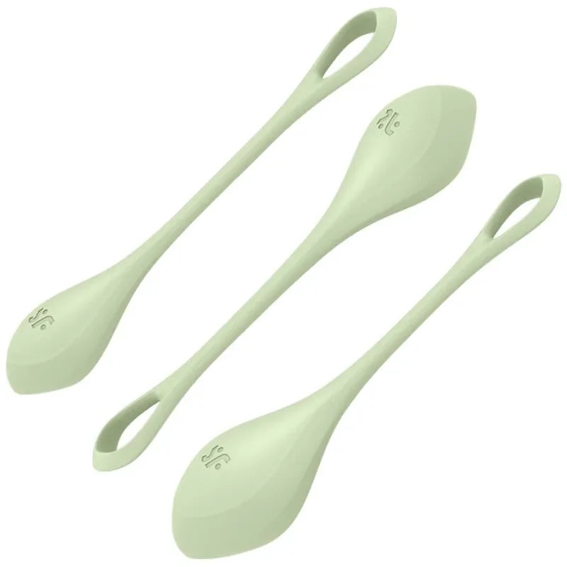 SATISFYER - YONI POWER 2 TRAININGSSET GRÜN - Vanelion Paradise
