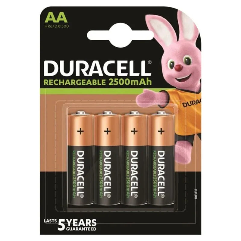 DURACELL - WIEDERAUFLADBARE BATTERIE HR6 AA 2500 mAh 4 EINHEIT - Vanelion Paradise