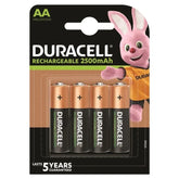 DURACELL - WIEDERAUFLADBARE BATTERIE HR6 AA 2500 mAh 4 EINHEIT - Vanelion Paradise