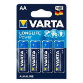 VARTA - LONGLIFE POWER ALKALIBATTERIE AA LR6 4 EINHEIT - Vanelion Paradise