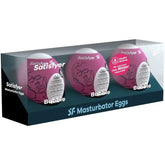 SATISFYER - 3 MASTURBATOR EIER BUBBLE - Vanelion Paradise