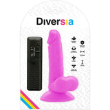 DIVERSIA - FLEXIBLER VIBRIERENDER DILDO LILA 17 CM -O- 3.3 CM - Vanelion Paradise