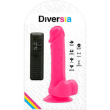 DIVERSIA - FLEXIBLER VIBRIERENDER DILDO ROSA 20.5 CM -O- 4.2 CM - Vanelion Paradise