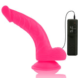 DIVERSIA - FLEXIBLER VIBRIERENDER DILDO ROSA 21.5 CM -O- 4.5 CM - Vanelion Paradise
