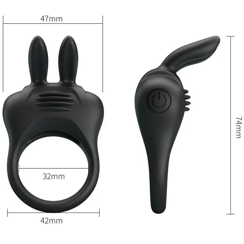 PRETTY LOVE - DAVION RABBIT VIBRATOR RING - Vanelion Paradise