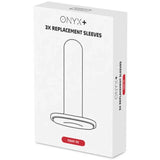 KIIROO - ONYX+ ERSATZABDECKUNG 3 EINHEITEN - ANGENEHME PASSFORM - Vanelion Paradise