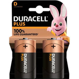 DURACELL - PLUS POWER 100 ALKALINE BATTERIE D LR20 2 EINHEITEN - Vanelion Paradise