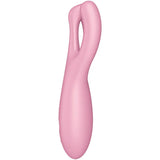 SATISFYER - THREESOME 4 VIBRATORAPP ROSA - Vanelion Paradise