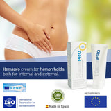 500 COSMETICS - HEMAPRO-CREME FÜR DIE BEHANDLUNG VON HEMORRHOIDEN - Vanelion Paradise