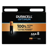 DURACELL - OPTIMUM ALKALINE BATTERIE AAA LR03 8 EINHEIT - Vanelion Paradise
