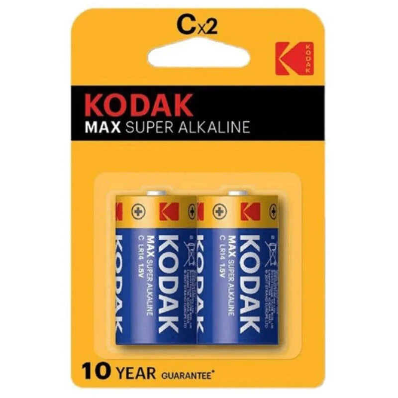 KODAK - MAX ALKALINE BATTERIE C LR14 2 EINHEIT - Vanelion Paradise