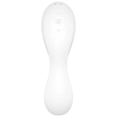 SATISFYER - CURVY TRINITY 5 AIR PULSE STIMULATOR & VIBRATOR APP WEISS - Vanelion Paradise
