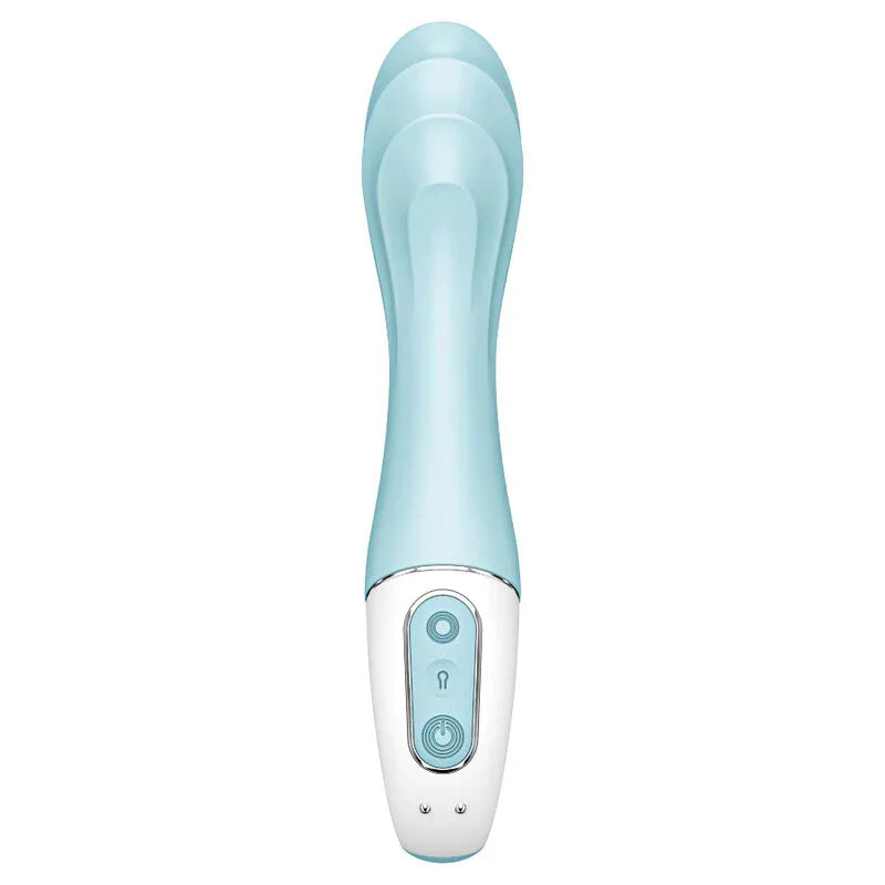 SATISFYER - AIR PUMP VIBRATOR 5+ AUFBLASBARE G-SPOT-VIBRATOR-APP BLAU - Vanelion Paradise