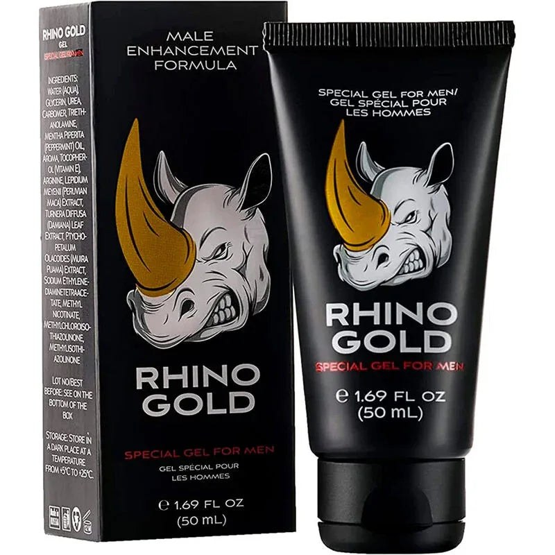 RHINO GOLD Potenz Gel für Männer – 100% Natural (50 ml) - Vanelion Paradise