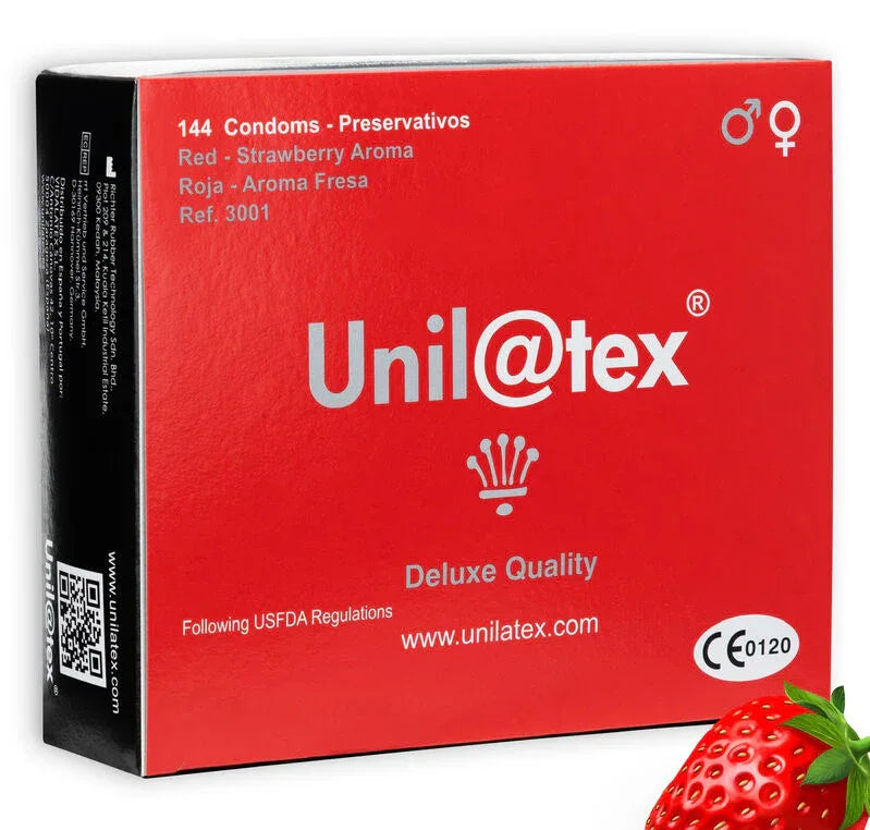 UNILATEX - RED / STRAWBERRY PRESERVATIVES 144 EINHEITEN - Vanelion Paradise