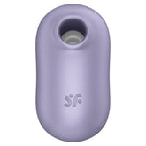 SATISFYER - PRO TO GO 2 DOPPELTER LUFTPULSSTIMULATOR & VIBRATOR VIOLETT - Vanelion Paradise