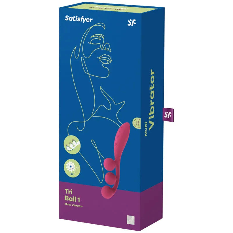 SATISFYER - TRI BALL 1 MULTIVIBRATOR ROT - Vanelion Paradise