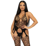LEG AVENUE - SWEET HEART STRAPS-BODYSTOCKING - Vanelion Paradise
