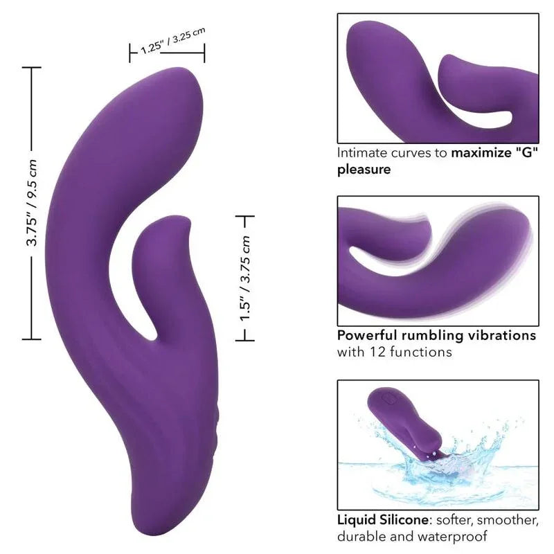 CALEXOTICS - STELLA DUAL PLEASER VIOLET - Vanelion Paradise