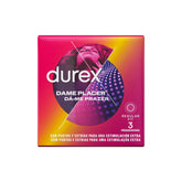 Durex Dame Placer Kondome 3er – Genussvolle Sicherheit mit Struktur - Vanelion Paradise