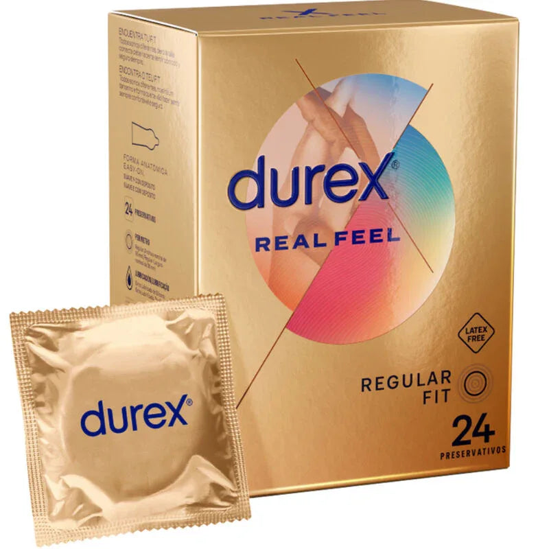 Durex RealFeel Kondome (24 Stück) – Latexfrei, 56 mm - Vanelion Paradise