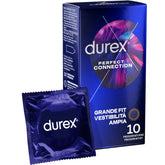DUREX - PERFECT CONNECTION SILIKON EXTRA SCHMIERUNG 10 EINHEITEN - Vanelion Paradise