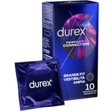 DUREX - PERFECT CONNECTION SILIKON EXTRA SCHMIERUNG 10 EINHEITEN - Vanelion Paradise