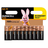 DURACELL - PLUS POWER 100 ALKALINE BATTERIE AA LR6 10 EINHEIT - Vanelion Paradise