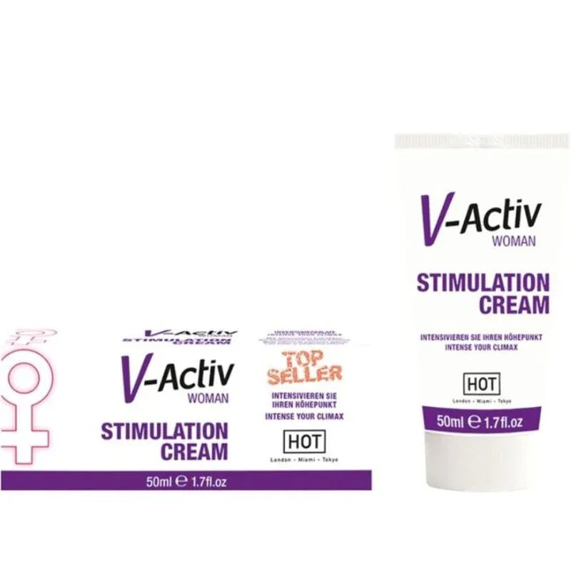 HOT - V-ACTIV STIMULATIONSCREME FRAU 50ML - Vanelion Paradise