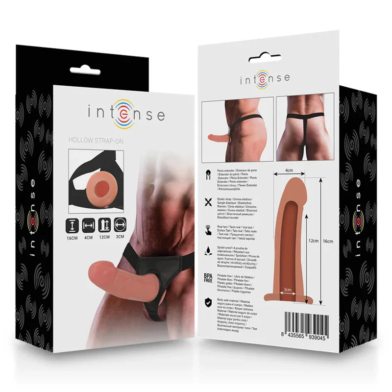 INTENSE - HOHLGESCHIRR MIT DILDO 16 X 3 CM - Vanelion Paradise