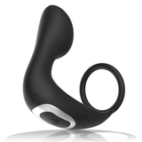 BLACK&SILVER - ANALMASSAGER MIT FERNBEDIENUNG, WIEDERAUFLADBARES SILIKON SCHWARZ - Vanelion Paradise
