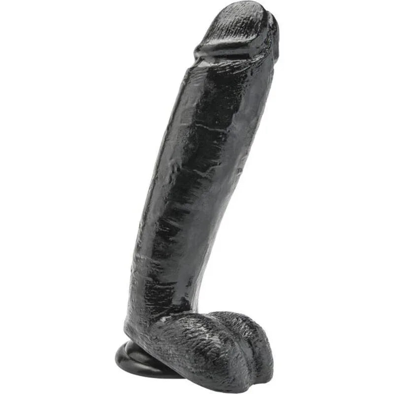 GET REAL - DILDO 25,5 CM MIT KUGELN SCHWARZ - Vanelion Paradise