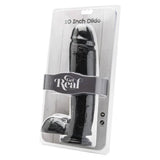 GET REAL - DILDO 25,5 CM MIT KUGELN SCHWARZ - Vanelion Paradise