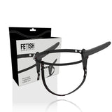 Fetish Submissive Harness – Schwarzer Silikonvibrator 15 cm, wiederaufladbar & flexibel - Vanelion Paradise