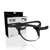 FETISH SUBMISSIVE HARNESS - SCHWARZES SILIKON G-SPOT 16 CM - Vanelion Paradise