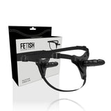 FETISH SUBMISSIVE HARNESS - REALISTISCHES SCHWARZES SILIKON 15 CM - Vanelion Paradise