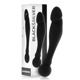 BLACK&SILVER - KARL G-PUNKT-STIMULIERENDER DILDO 18 CM - Vanelion Paradise