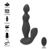 BLACK&SILVER - CORA ANAL PLUG SILIKON FERNBEDIENUNG - Vanelion Paradise